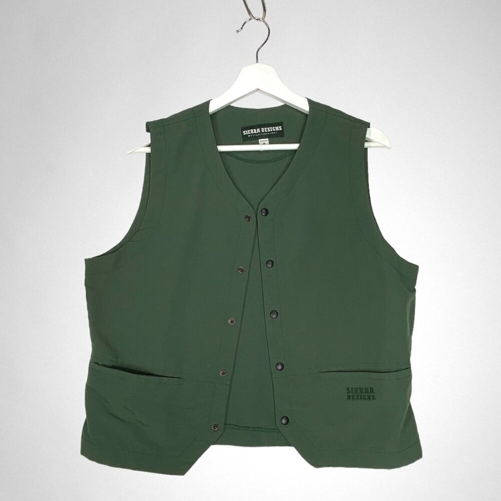 SIERRA DESIGNS Medium Green Utility Vest‎ Unisex Outdoor